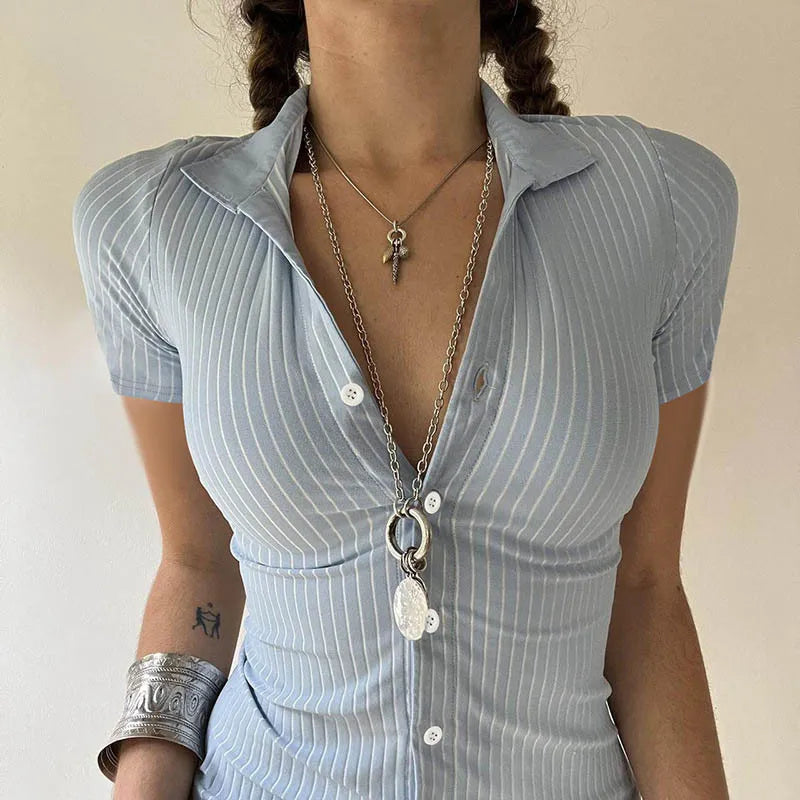 Striped Slim Shirt