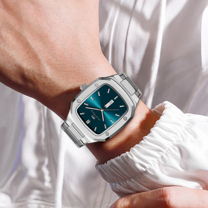 Men’s Square Quartz Wristwatch