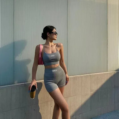 Summer Camisole Bra Suit