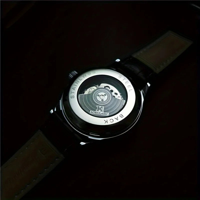 AOKULASIC Formal Skeleton Automatic Watch