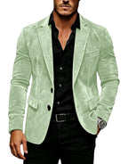 Suede Texture Notch-Lapel Sport Coat