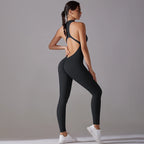 Nylon Solid Sleeveless True-To-Size Fit Shaping Bodysuit
