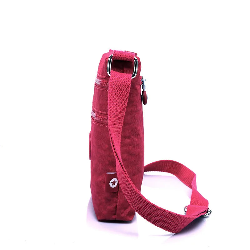 Nylon Shoulder Crossbody Bag
