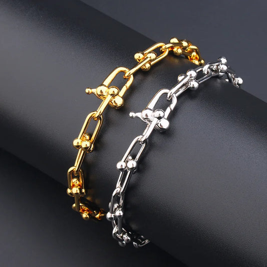 Simple Style Chain Bracelet