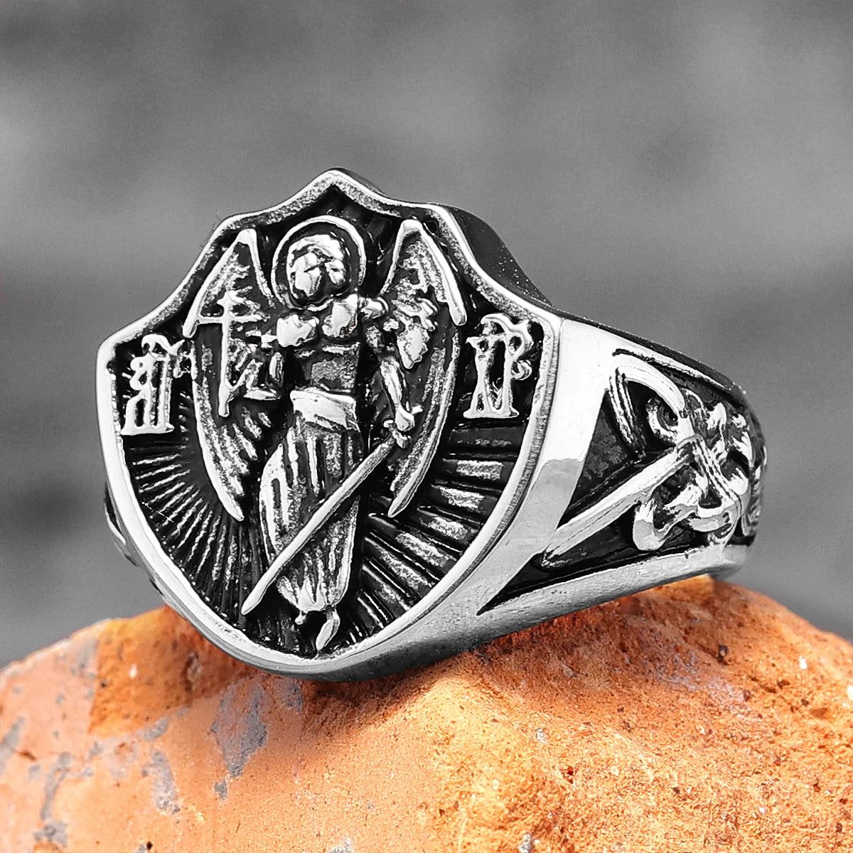 St. Michael Amulet Ring