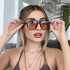 Women Thick Frame Sunglasses