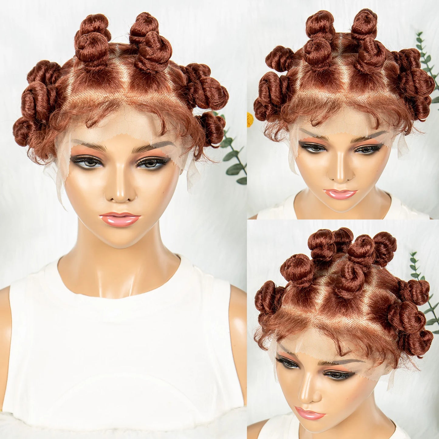 Synthetic Lace Braided Wig