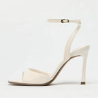 Ankle Strap High Heels Square