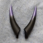 Gradient Devil Horns Hair Clip