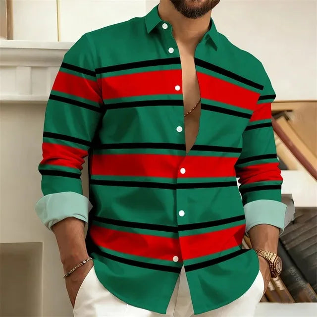 Striped Casual Full Shirt