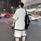 Letter Print Youth Sportswear Set