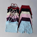 Everyday Solid Sleeveless True-To-Size Fit Two-Piece Yoga Set