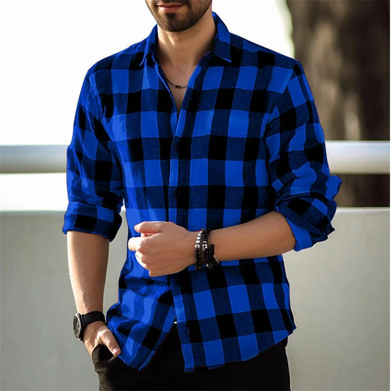 Summer Button Lapel Shirt