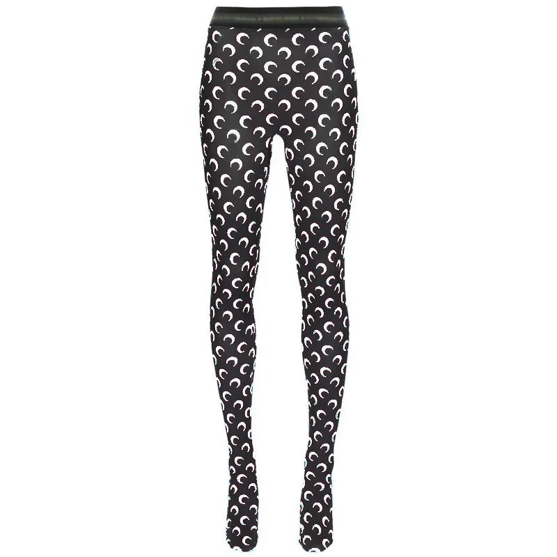 Thin Seamless Printed Leggings