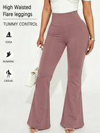 Super-Soft Bell-Bottom Yoga Leggings