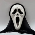 Ghost Mask with Mesh Hood
