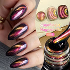 LILYCUTE Colorful Cat Magnetic Nail