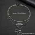 Vnox Star Pendant Necklace Set