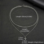 Vnox Star Pendant Necklace Set
