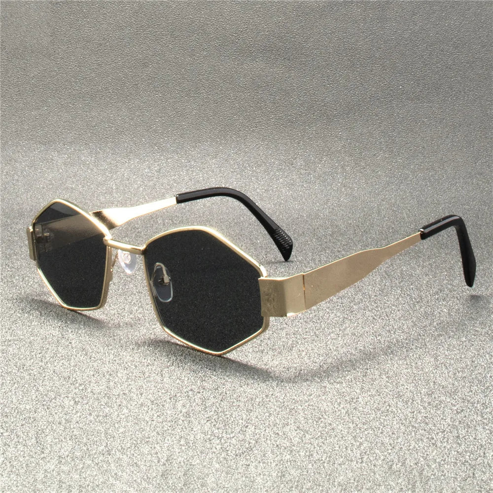 Vintage Punk Round Sunglasses