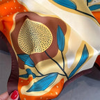 Polka Dot Square Silk Scarf
