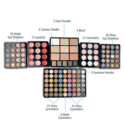 127-Piece Professional All-in-One Makeup Kit