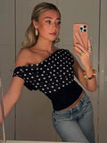 Backless Polka Dot Top