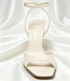 Ankle Strap High Heels Square