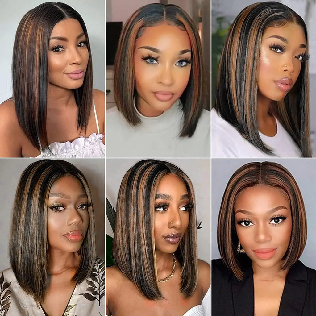 High Density Straight Human Hair Wigs