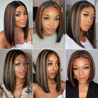 High Density Straight Human Hair Wigs