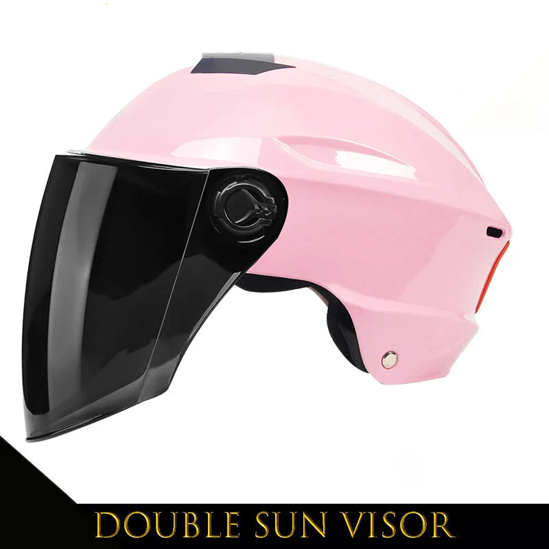 Unisex Half Face Motorcycle Helmet