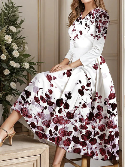 Casual Spring Floral Dress