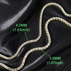 Iced out tennis chain