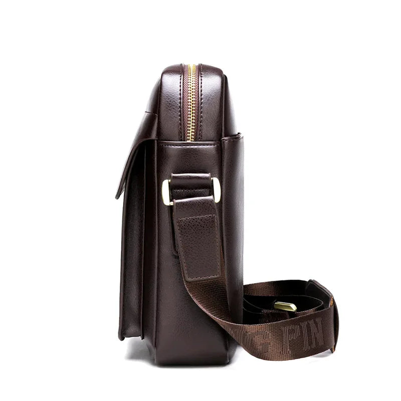 Luxury Men's Leather Shoulder Bag