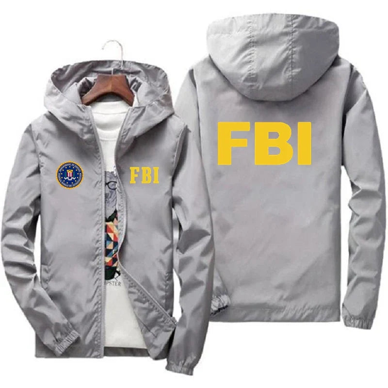 FBI Printed Man Jacket