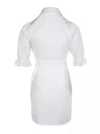 White Shirt Mini Dress