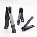 Black Nail Clippers Stainless Steel