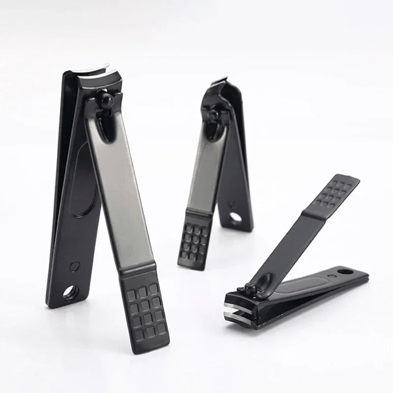 Black Nail Clippers Stainless Steel