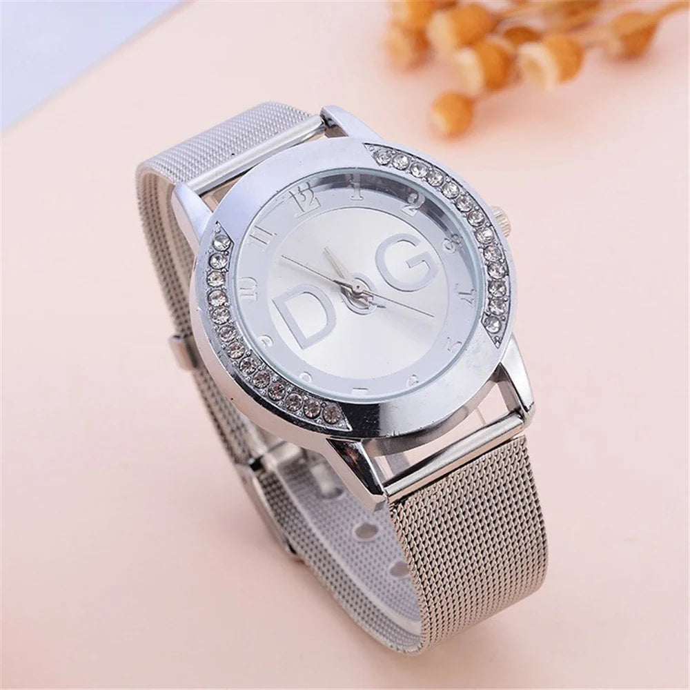 Luxury Diamond Mesh Watch