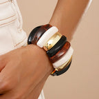 Acrylic Elastic Geometric Bracelet