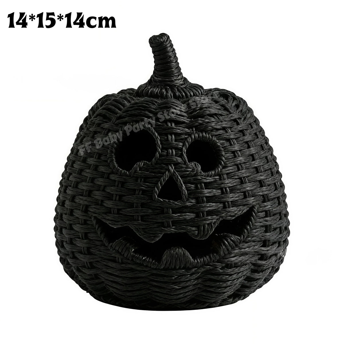 Wicker Pumpkin Lantern Storage Box