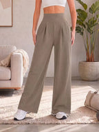 Quick-Dry Wide-Leg Sports Pants