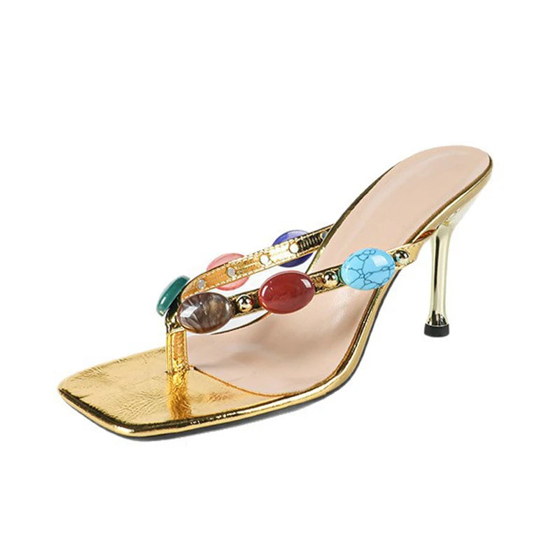 Elegant Platform Heel Slippers