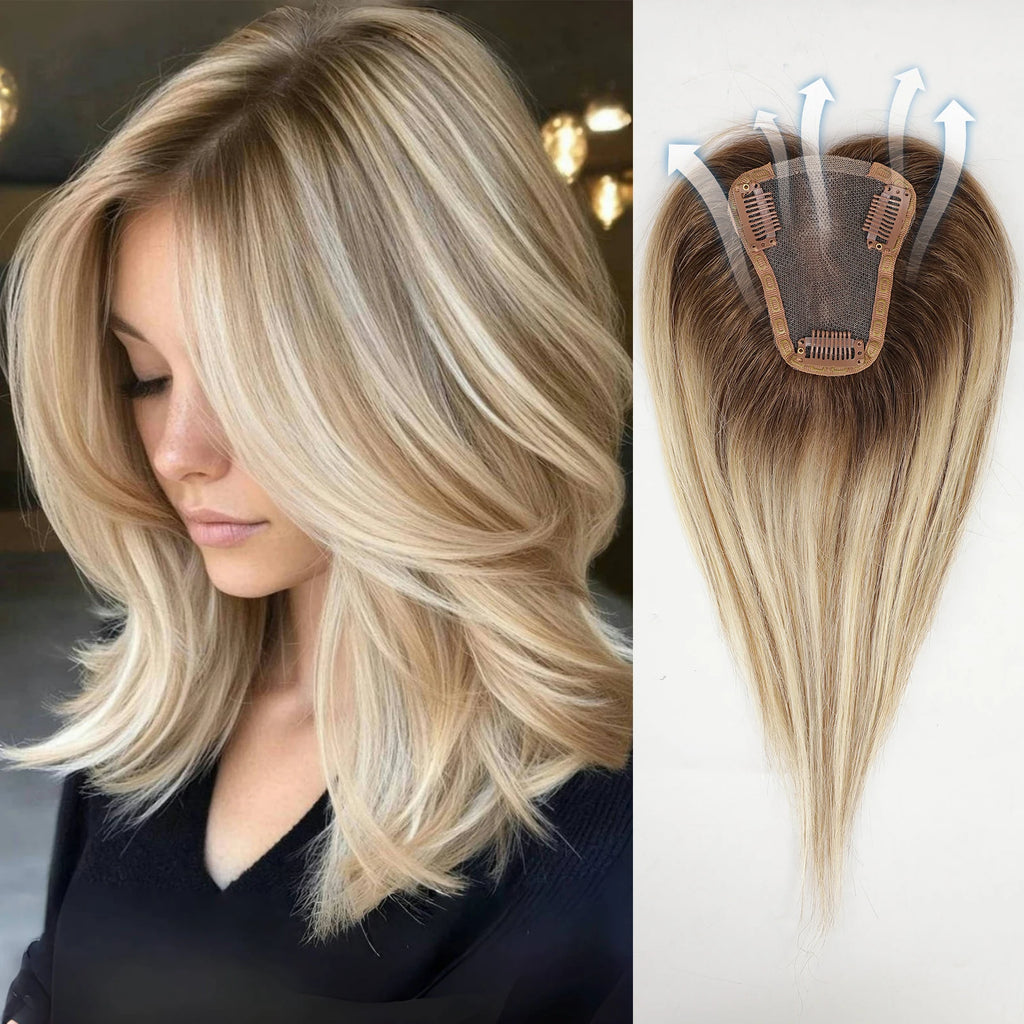 Brown Blonde Hair Topper