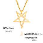 Unift Pentagram Gothic Necklace