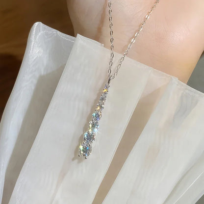 Elegant Moissanite Heart Necklace