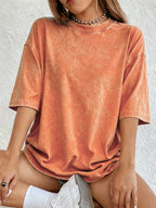Washed Cotton Oversized T-Shirt