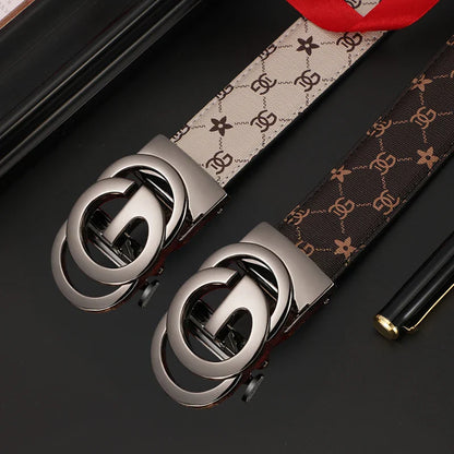 Men’s Automatic Buckle Leather Belt