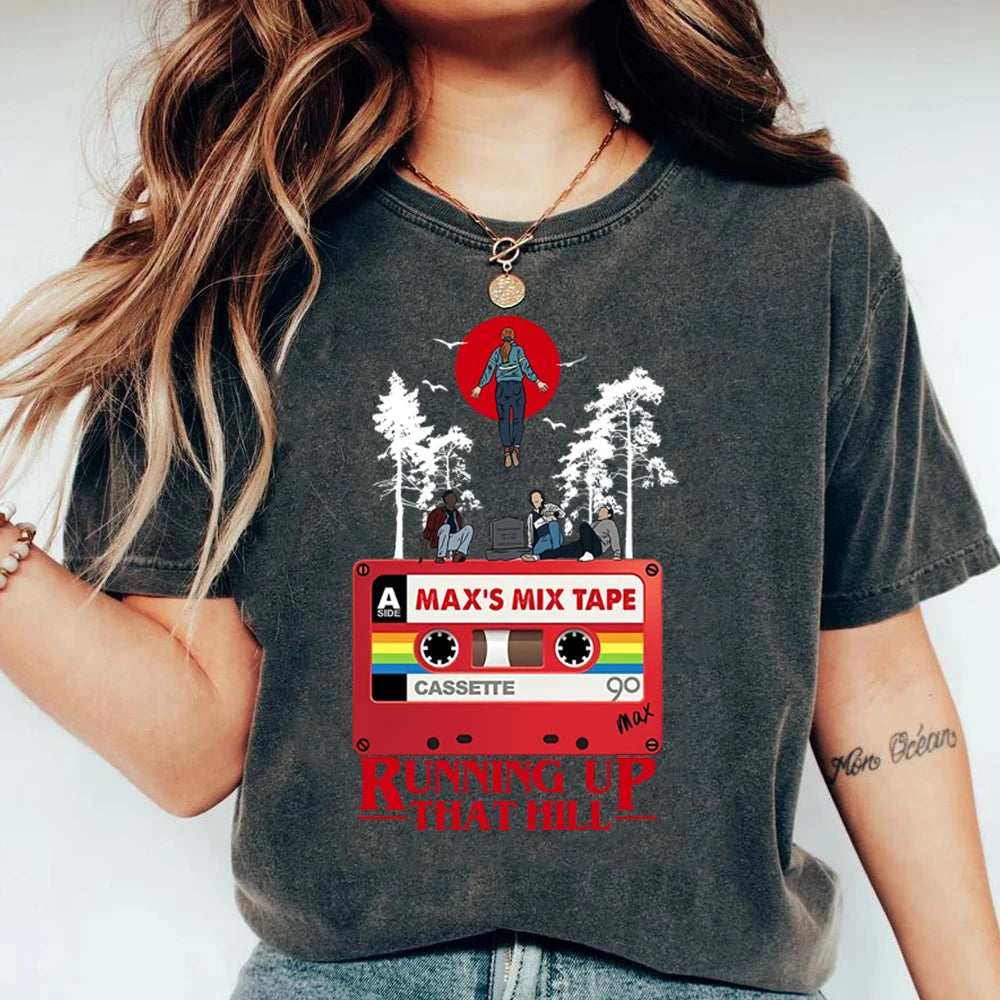 Retro Character Graphic Print T-Shirt
