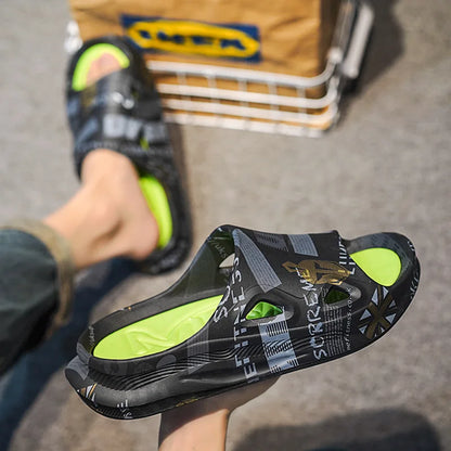 Men's Printed Summer Slides